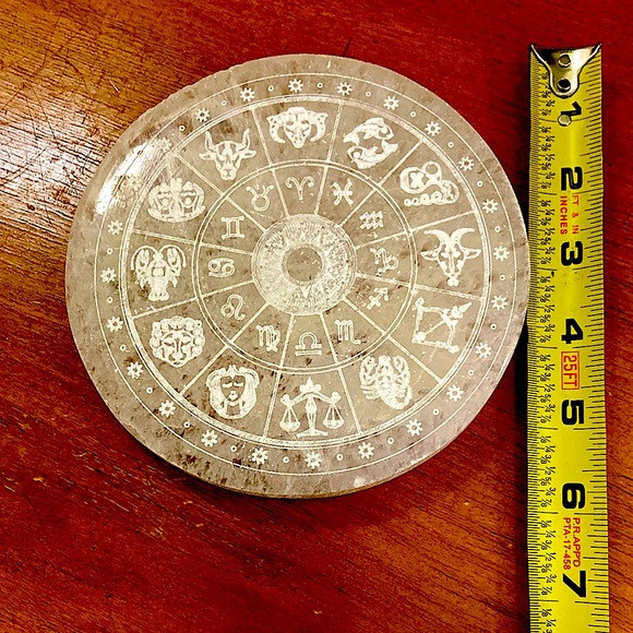 Selenite Astrology Charging Plate - Picture 3 of 3